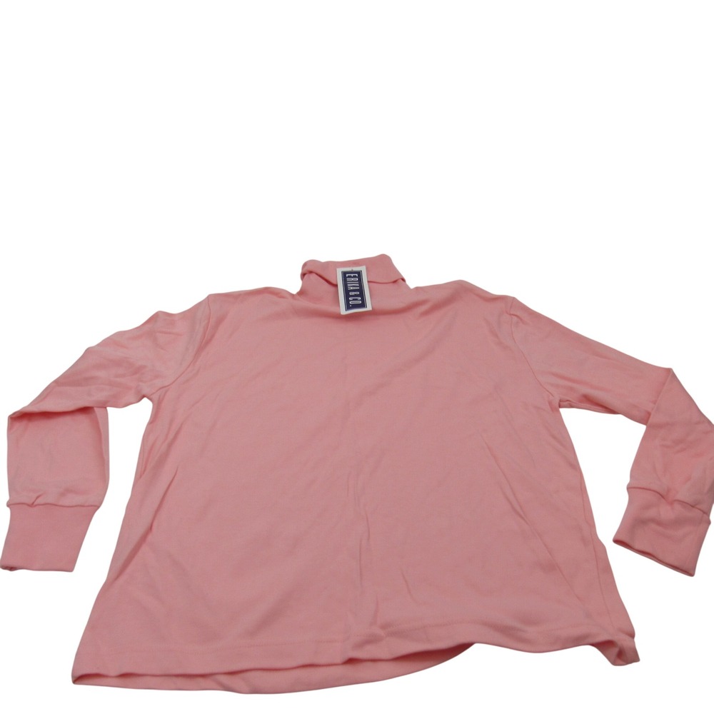 ERIKA & CO‎ Womens Pink Long Sleeve Turtleneck Pullover Top Size XL